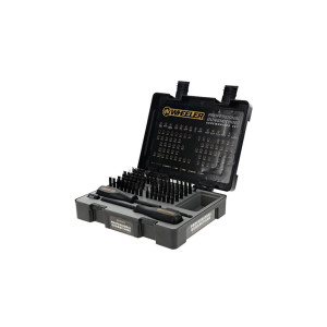 Wheeler 89 piece gunsmithing screwdriver set with hard case and bits