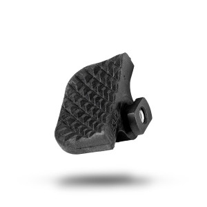 MDT M-LOK adjustable thumb rest mounted on rifle handguard rail