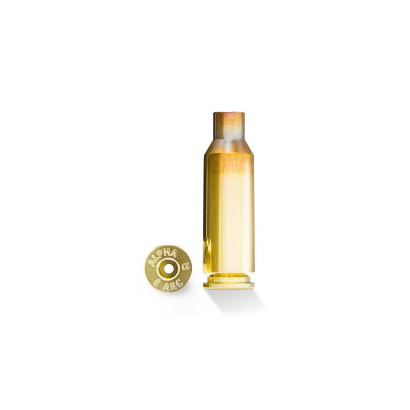 Box of Alpha Munitions 6mm ARC small rifle primer brass cases