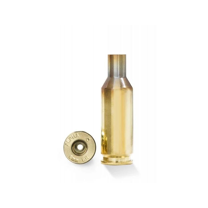 Alpha Munitions 6mm BR unprimed brass rifle cases box of 100 - 2