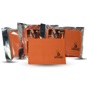Veldt WillieMors Lappie firearm cleaning cloth folded on display