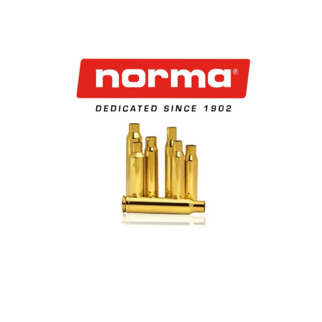 Box of Norma 270 WSM unprimed brass reloading cases, pack of 50