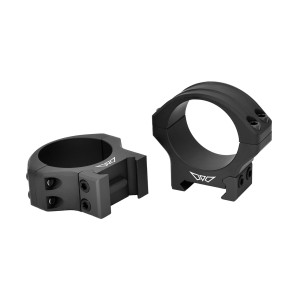 Warne HyperLite 34mm low matte black scope rings pair - 2