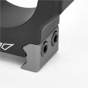 Warne HyperLite 34mm low matte black scope rings pair - 4