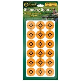 Caldwell Target Spots 1" Pack of 12 Sheets 18 Spots per Sheet Orange