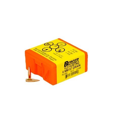 Berger 87 gr VLD Hunting Bullets 243 Caliber