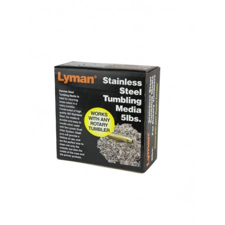 Lyman Stainless Steel Rotary Tumbling 5 lbs (2.25kg)