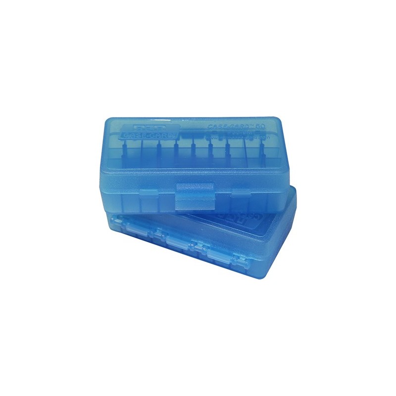 MTM AMMO BOX 50 RD 9MMP / 380 ACP Blue