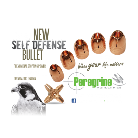 Peregrine 100gr 9mm Self Defense bullets