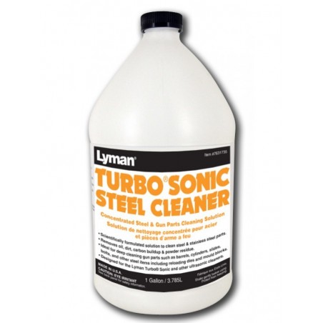 Lyman Turbo Sonic Ultrasonic Steel and Gun Part Steel Cleaning Solution Liquid 1Gal (3.785l)