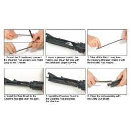 UTG Model 4 - AR15 Cleaning Kit Complete with Pouch