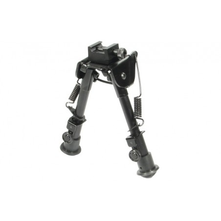 UTG Tactical OP Bipod, Rubber Feet, Center Height 6.1-7.9in