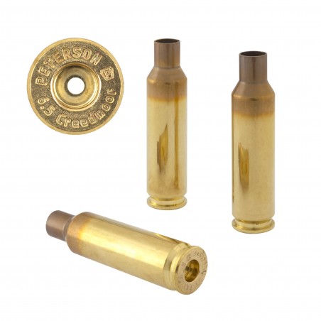 Peterson 6.5 Creedmoor (+SRP) Brass Cartridge Cases