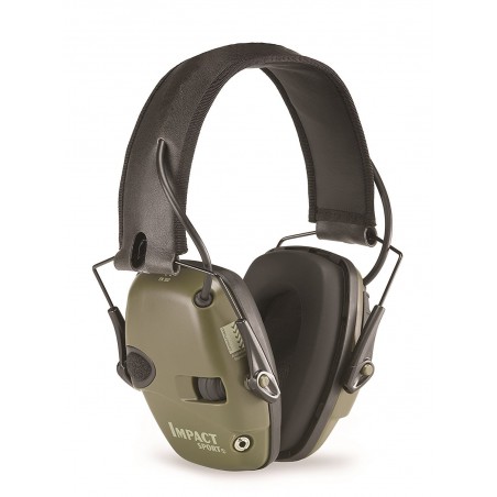 Honeywell Howard Leight Impact Sport Earmuff - Green