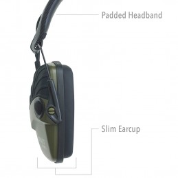 Honeywell Howard Leight Impact Sport Earmuff - Green