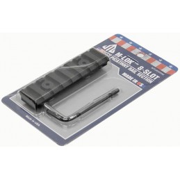 UTG PRO M-LOK 8-Slot Picatinny Rail Section, Black