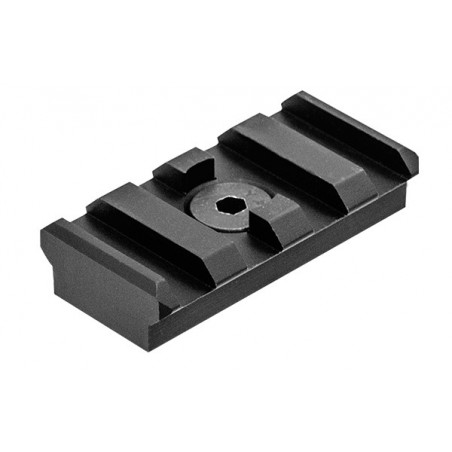 UTG PRO M-LOK 4-Slot Picatinny Rail Section, Black