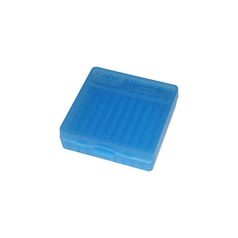MTM AMMO BOX 100 RD .45 / 40S&W Blue