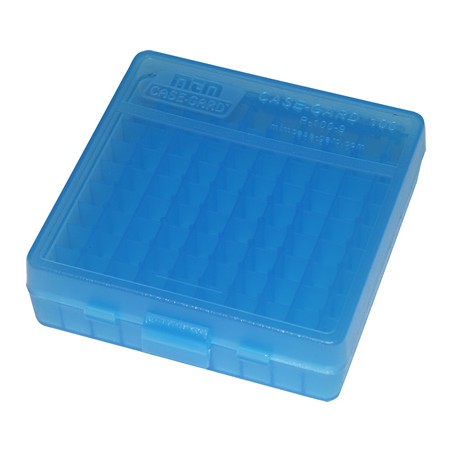 MTM AMMO BOX 100 RD .45 / 40S&W Blue