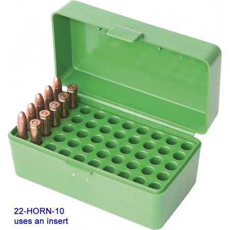 MTM AMMO BOX 50 RD 22 Hornet