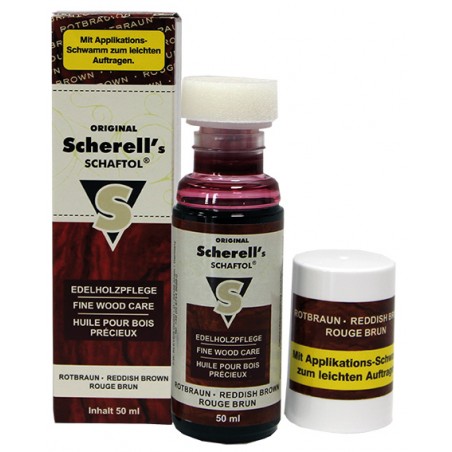 Scherell Gun-Stock Oil Reddish Brown 50ml