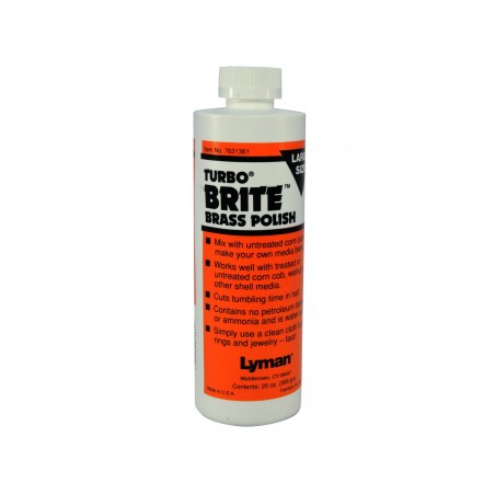 Lyman Turbo Brite Brass Case Polish - 5 oz