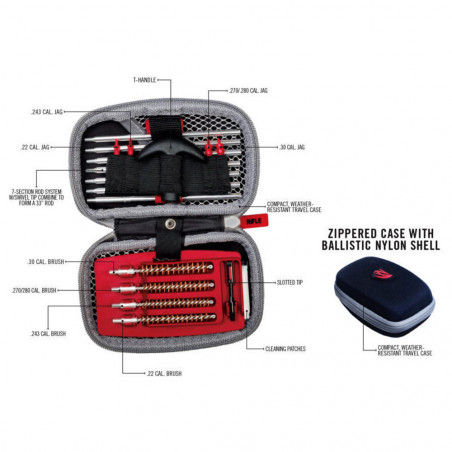 GUN BOSS RIFLE MULTI CALIBER CLEANING KIT