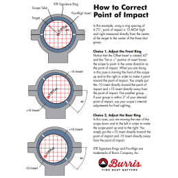 Burris Rings 1in  XTR (Height 1.25in)
