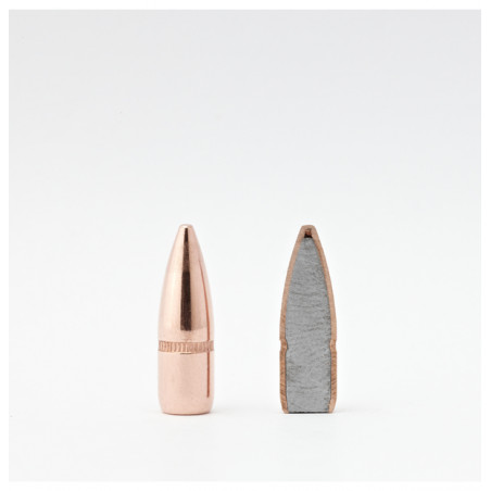 HORNADY 22 Cal .224 62 gr FMJ-BT with cannelure (500)