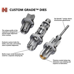 Hornady 10mm/40S&W Taper Crimp Custom Grade New Dimension Nitride 3-Die Set