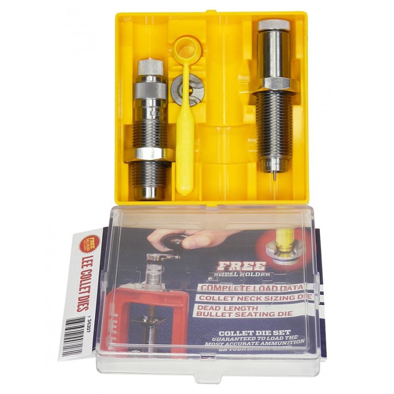 Lee 338 WIN MAG Collet 2-Die Neck Sizer Set