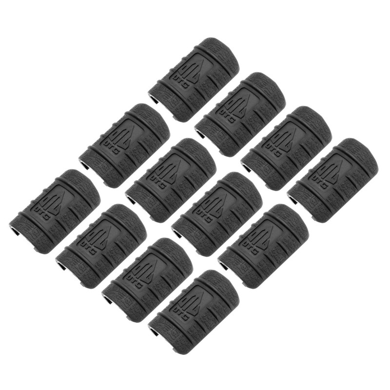 UTG RB-HP12B-B Low Profile Rubber Rail Guards