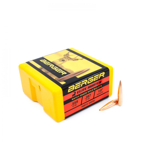 Berger 6mm 108gr Elite Hunter Rifle Bullet