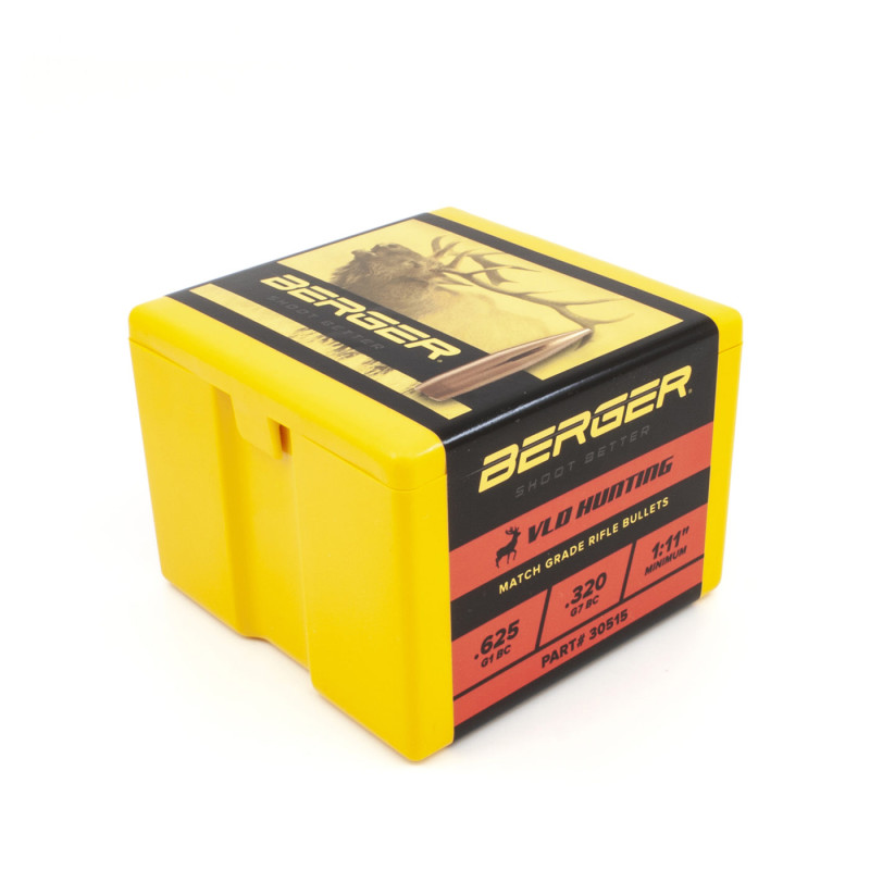 Berger 30 Caliber 210gr (VLD) Hunting Rifle Bullet