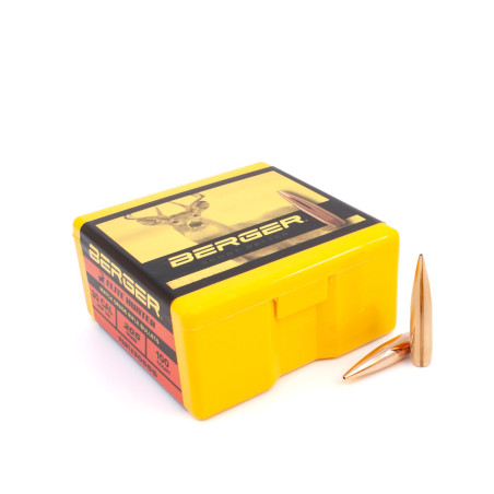 Berger 30 Caliber 205gr Elite Hunter Rifle Bullet