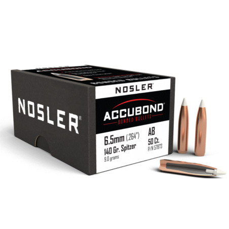Nosler 264-6.5 140gr Accubond (50)