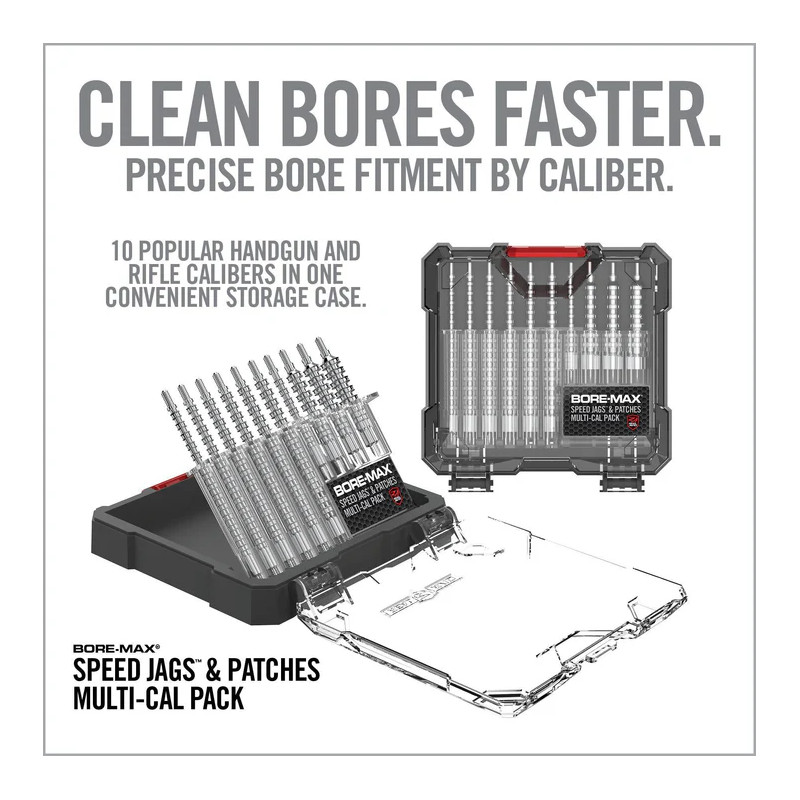 Bore-Max Speed Jags & Patches Multi-Cal Pack