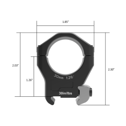 Arken 30mm Medium HALO Ti Titanium Scope Rings