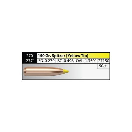 Nosler 150gr .270 Ballistic Tip Hunting (50)