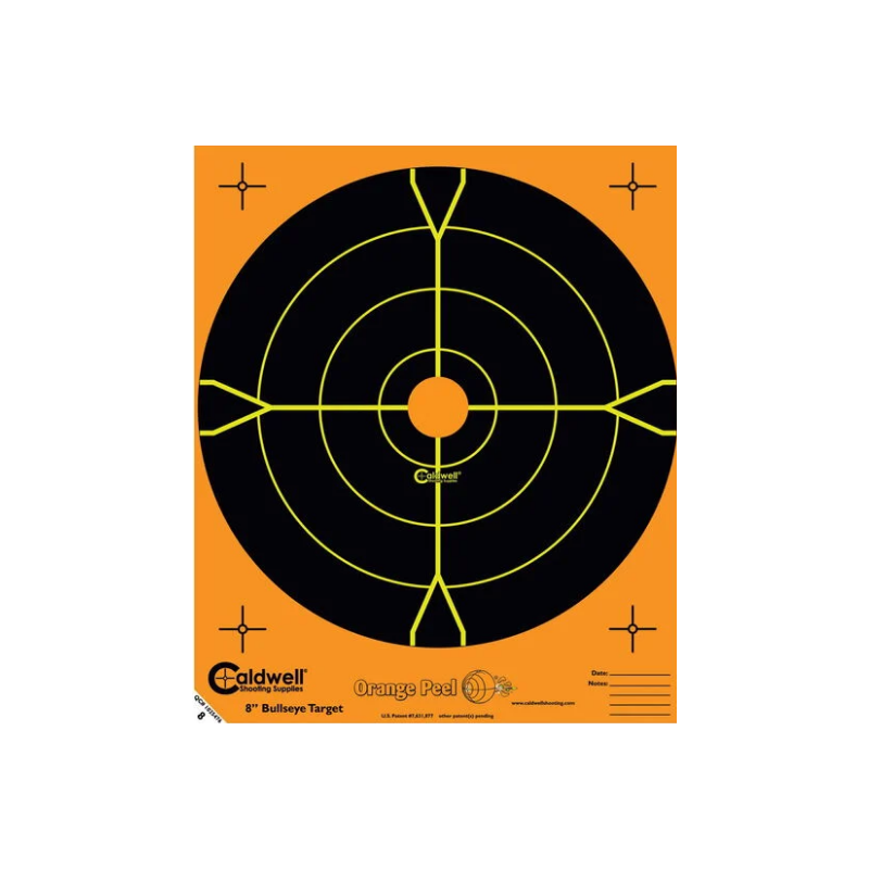 Caldwell Orange Peel Bullseye Targets (25 Pack)