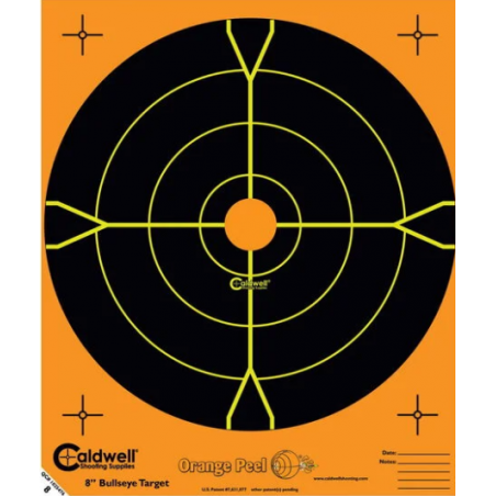 Caldwell Orange Peel Bullseye Targets (25 Pack)