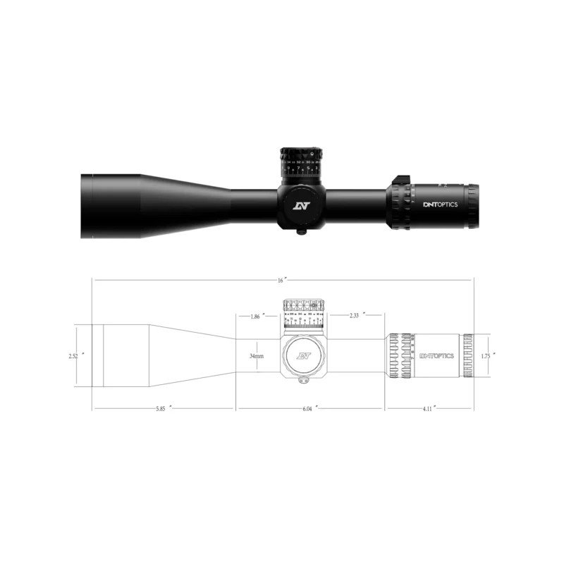 DNT Optics TheOne 7-35X56 FFP TOR - MILL