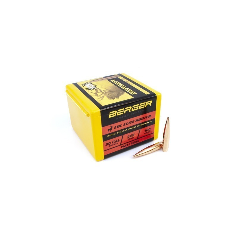 BERGER 30 Cal 245gr EOL Elite Hunter