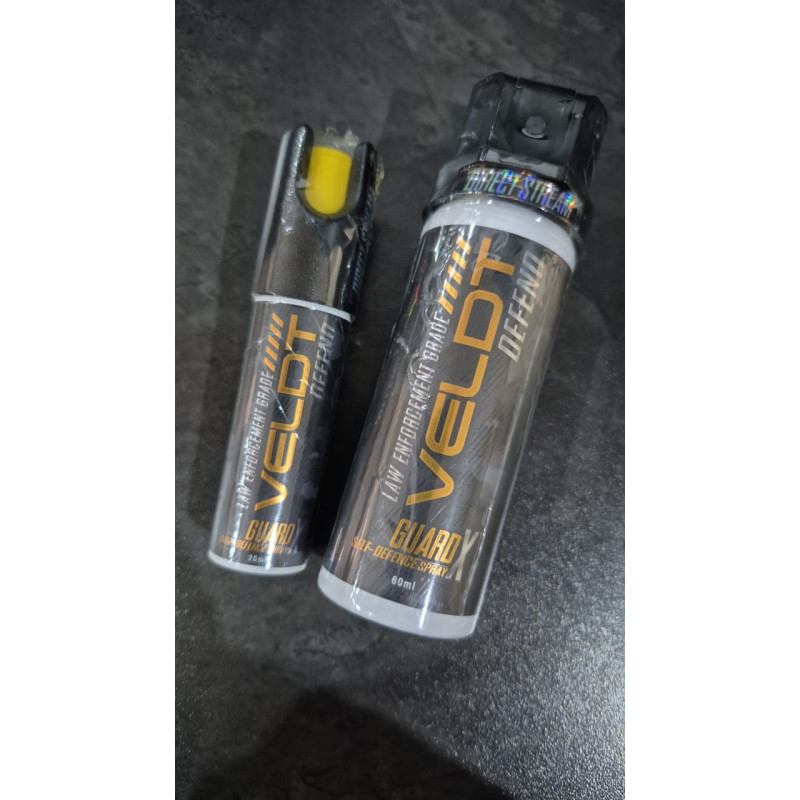 Veldt Guard X Pepperspray 60ml - Defend Direct Stream