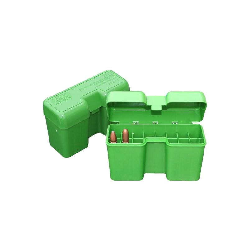 MTM RF22-LM - Ammo Box 22 Round Flip-Top 375 Rem UM 416 Rig