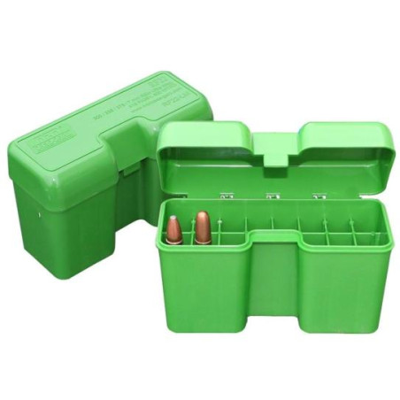 MTM RF22-LM - Ammo Box 22 Round Flip-Top 375 Rem UM 416 Rig