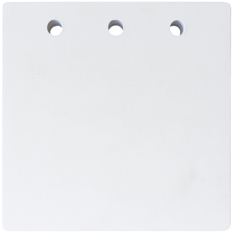 250mm Square  Gong - 10mm VRN 500 Steel