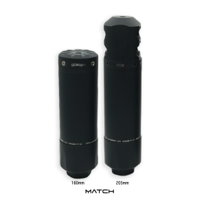 APW Warbird Match Silencer 22cal - 6mm, 5/8x24 Thread