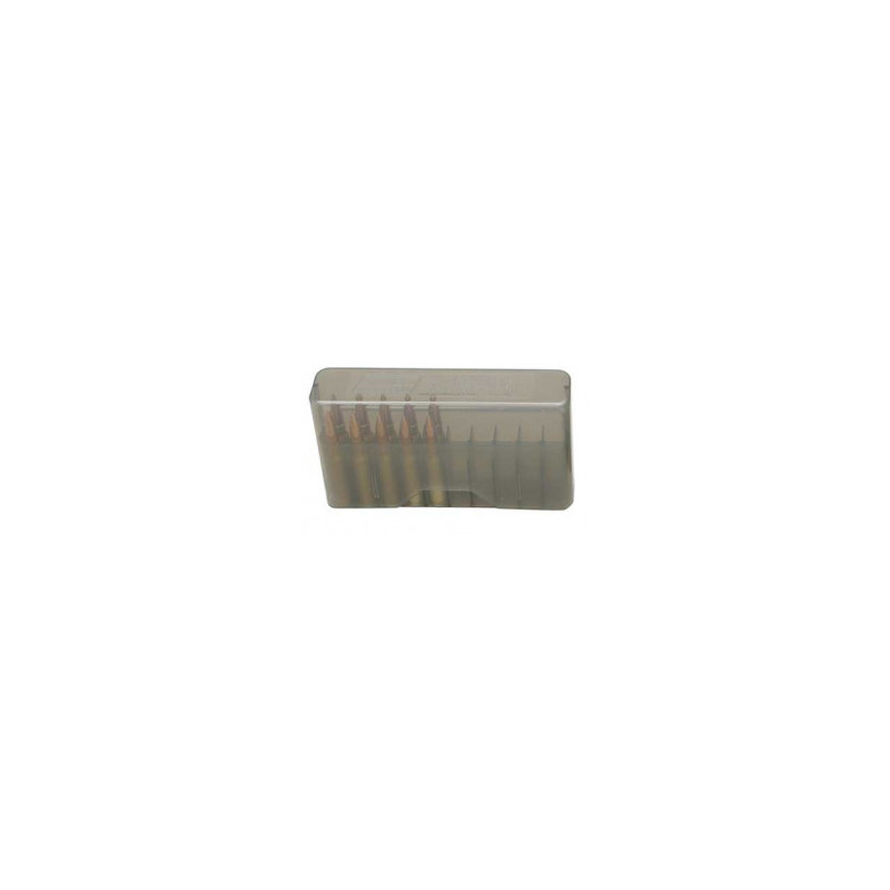 MTM  J20 Slip Top Ammo Box Series Large Clear Smoke