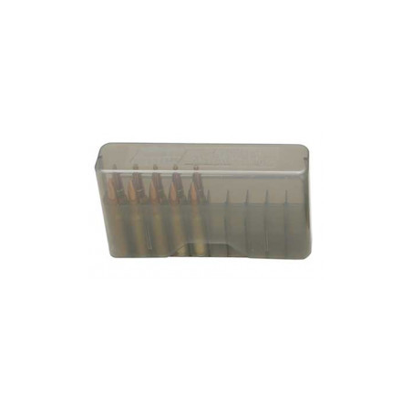 MTM  J20 Slip Top Ammo Box Series Large Clear Smoke